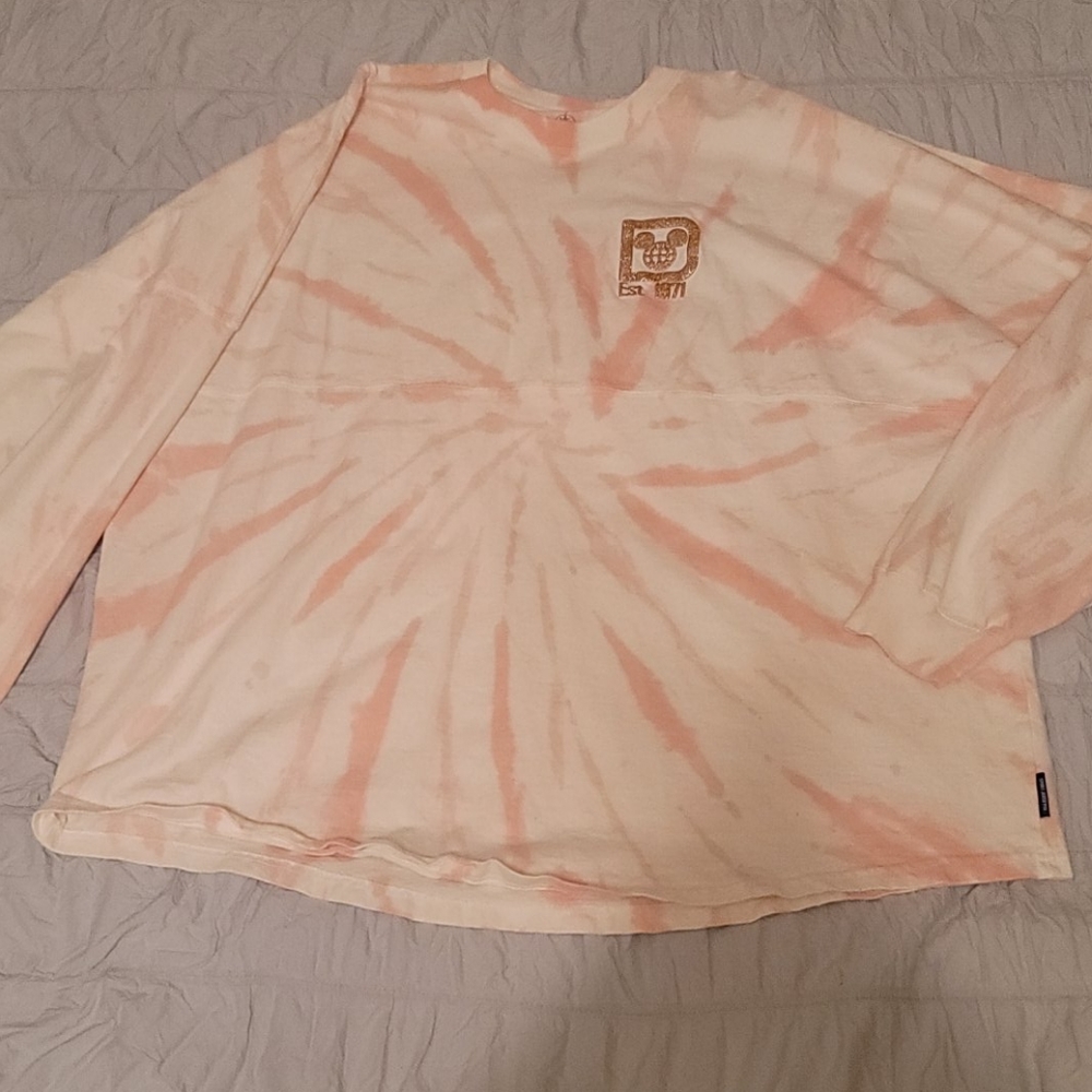 Rose gold tie-dye Disney spirit jersey